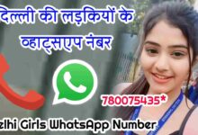 दिल्ली की लड़कियों के नंबर | 100+ Delhi Girls Whatsapp Number