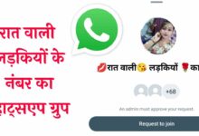 रात वाली लड़कियों के नंबर Whatsapp Group Link