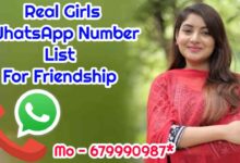 Real Girls Whatsapp Number List for Friendship in 2024